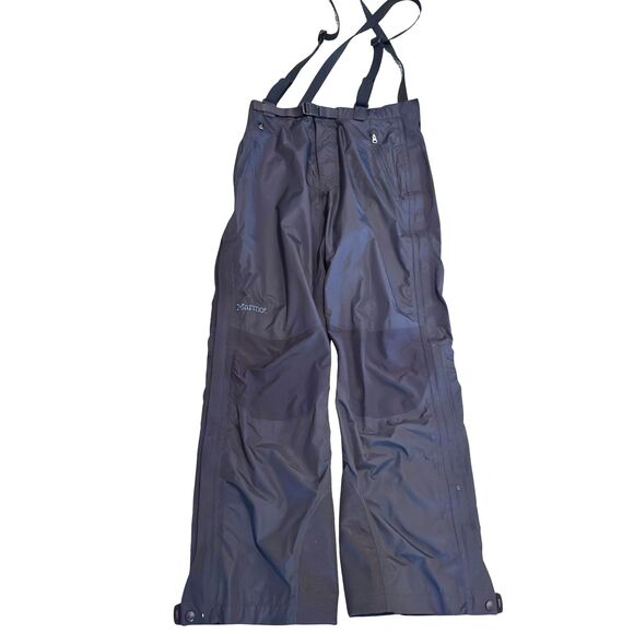 Marmot Men's Waterproof Ski Snow Pants Medium MemBrain Full Side Zip - Picture 1 of 16